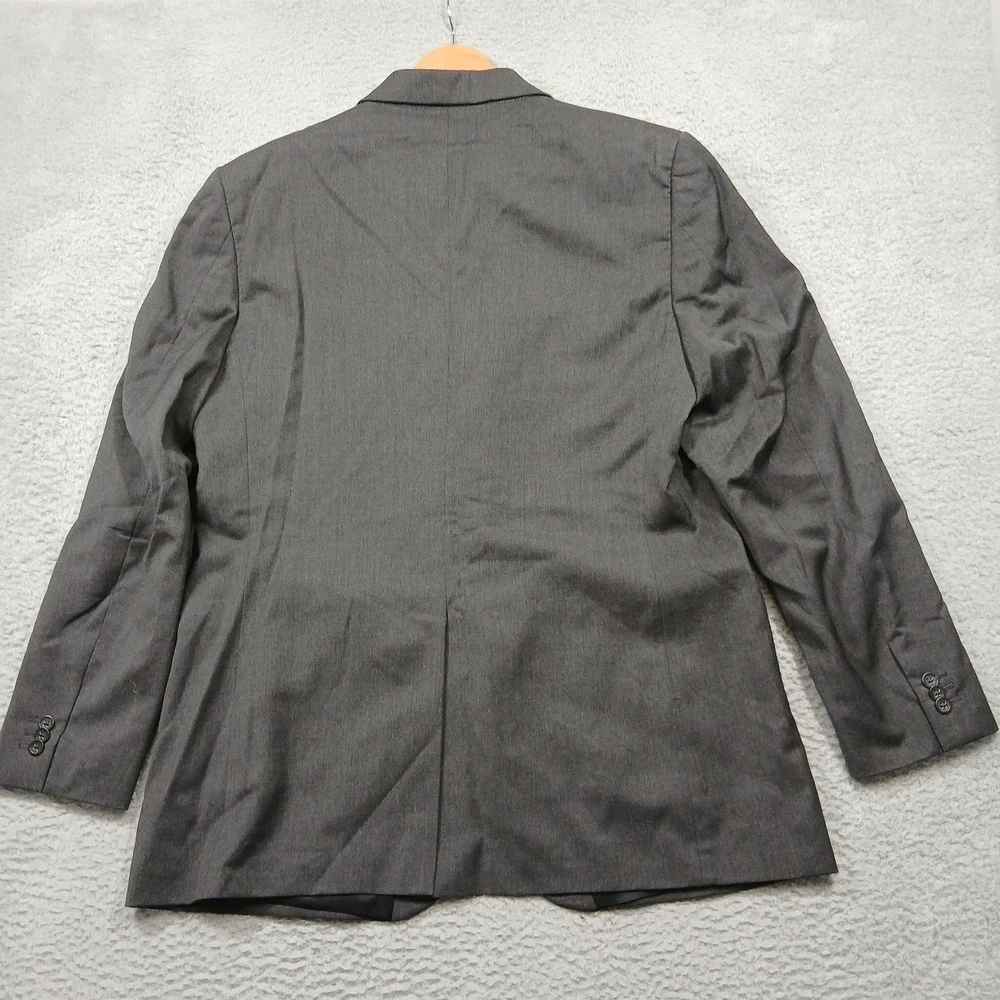 Banana Republic Men's 44R Modern Fit Gray‎ Blazer 100% Wool 2-Button Sport Coat